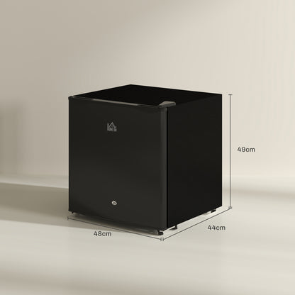 46 Litre Lockable Countertop Fridge - Black