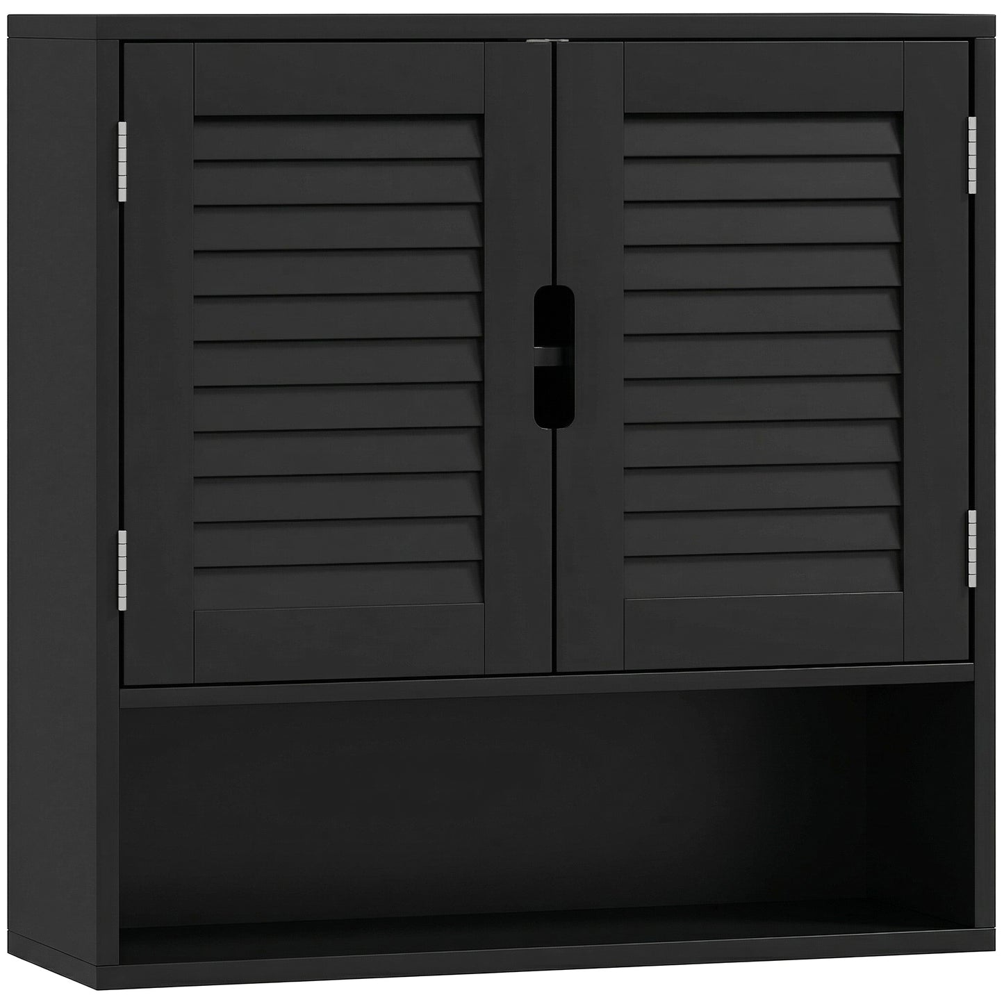 Bathroom Cabinet, Wall Mounted Storage Cabinet with Adjustable Shelves, 60 x 20 x 60 cm