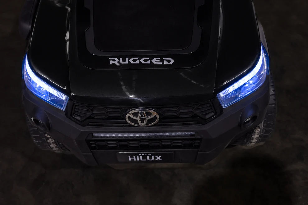 Toyota Hilux RuggedX 24V 2-Seater Ride-On Jeep | Licensed 4WD Kids Car with Remote & MP3