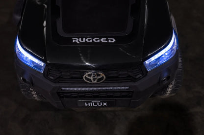 Toyota Hilux RuggedX 24V 2-Seater Ride-On Jeep | Licensed 4WD Kids Car with Remote & MP3