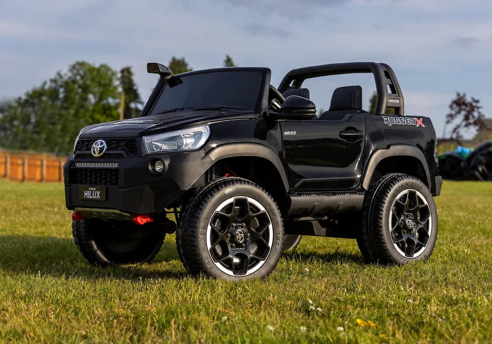 Toyota Hilux RuggedX 24V 2-Seater Ride-On Jeep | Licensed 4WD Kids Car with Remote & MP3