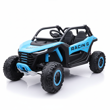Blue UTV front-side white studio