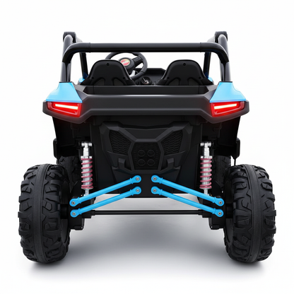 Blue UTV rear white studio