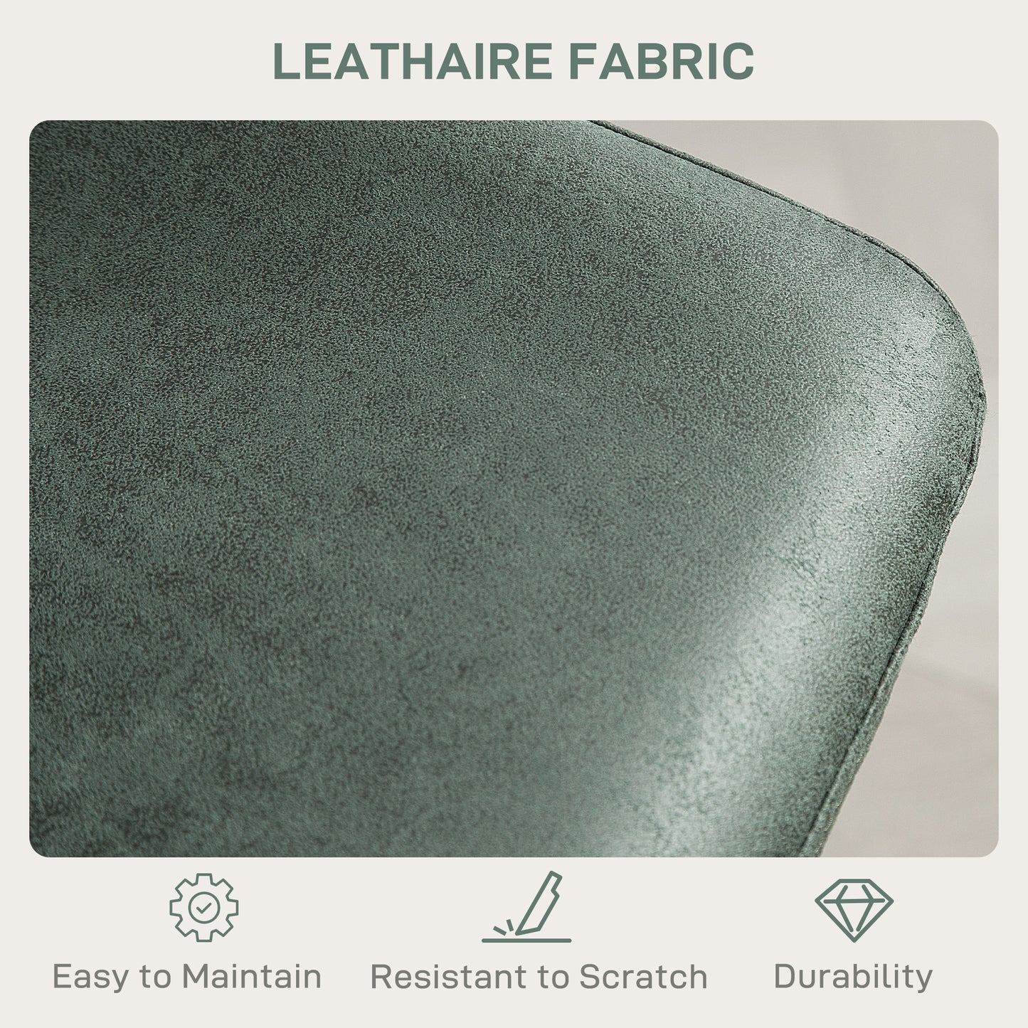 Adjustable Bar Stools Set of 2 Counter Height Barstools Dining Chairs 360° Swivel with Footrest for Home Pub, Green