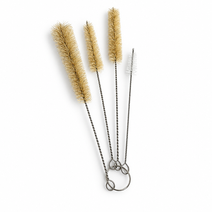 Brush set on a clean white studio background