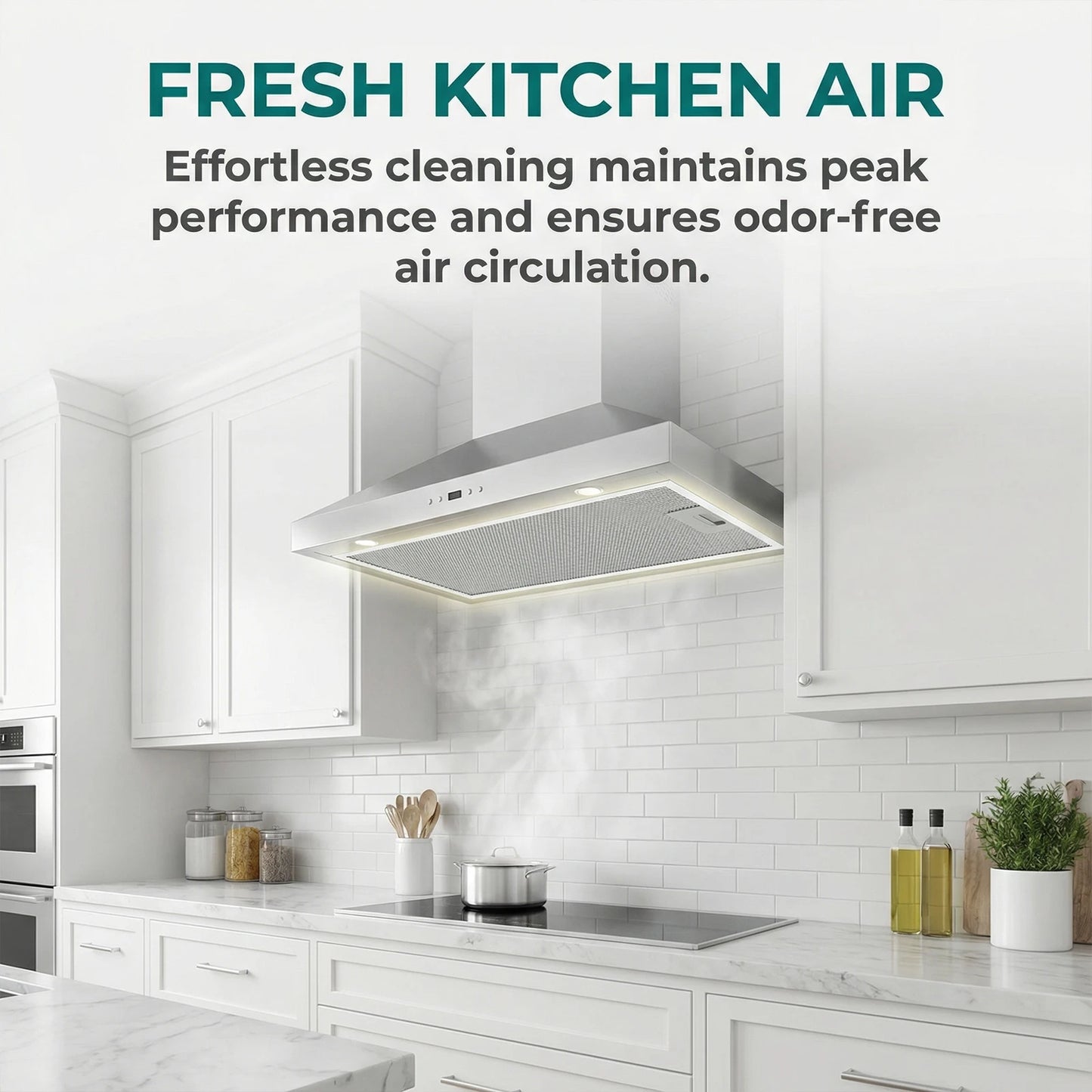 2Pcs 5-Layer Cooker Hood Filter for Many Leading Range Hoods (230*260*9Mm)