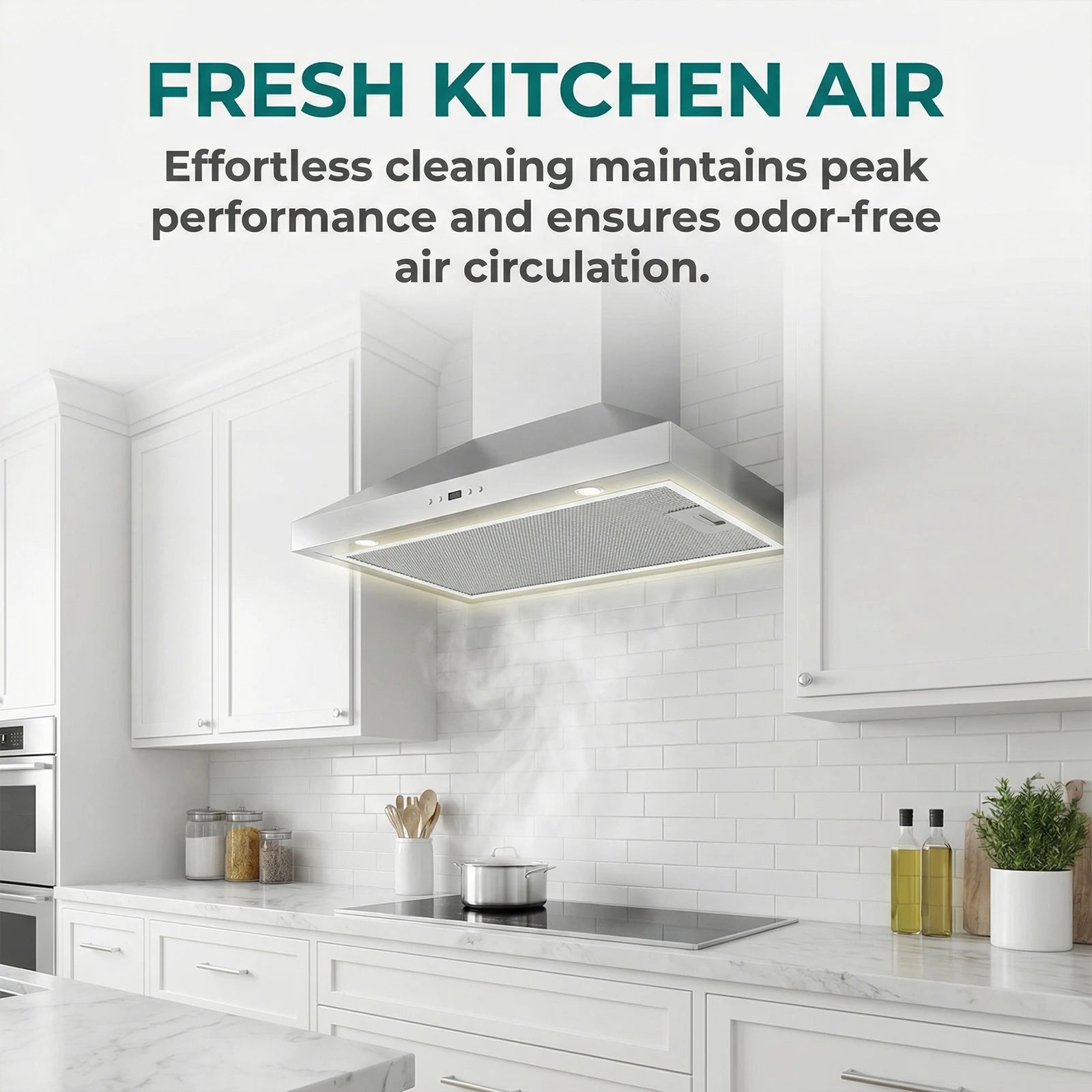 2Pcs 5-Layer Cooker Hood Filter for Many Leading Range Hoods (230*260*9Mm)