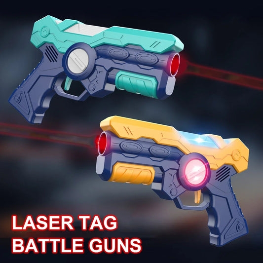 Infrared Toy Guns Play Set Kids Laser Tag Battle Game Laser Strike Electric Gun Weapon Pistol For Children Indoor Outdoor