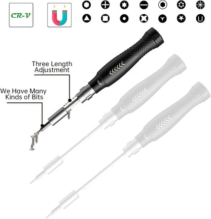 JAKEMY JM-8183 145 in 1 Precision Screwdriver Set Hex Phillips Magnetic CR-V Bits for Iphone PC Professional Repair Hand Tools
