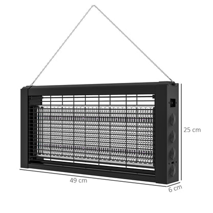 8 Watt Indoor LED Electric Bug Zapper Insect Repeller With Hanging Chain