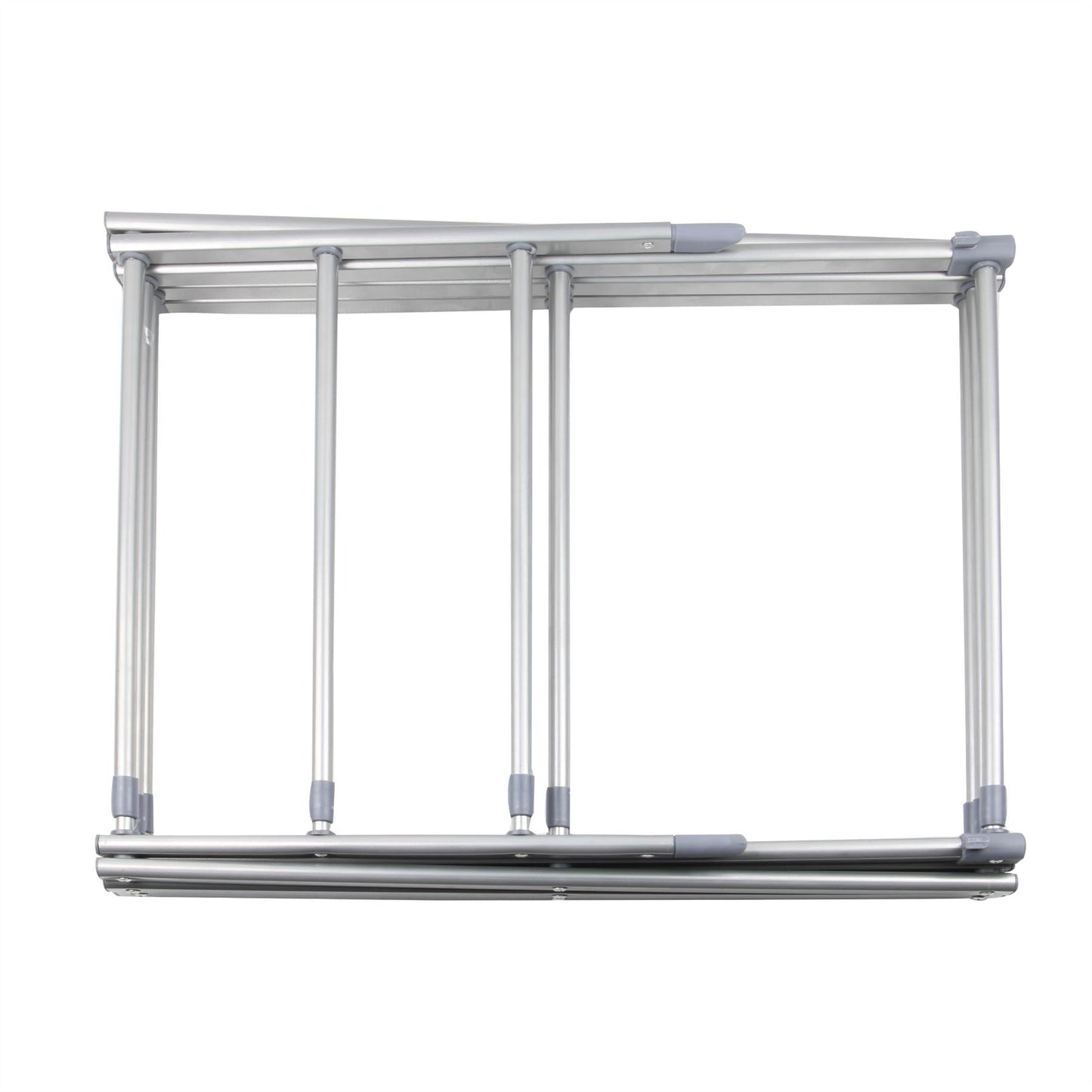 Expandable Folding Clothes Airer | 3-Tier | Scissor-Lift Steel Frame | Folds to 44x51.5x9cm | Extends to 102x71x38cm | Indoor Use | 2-Year Guarantee