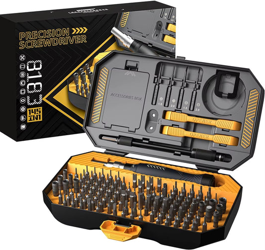 JAKEMY JM-8183 145 in 1 Precision Screwdriver Set Hex Phillips Magnetic CR-V Bits for Iphone PC Professional Repair Hand Tools