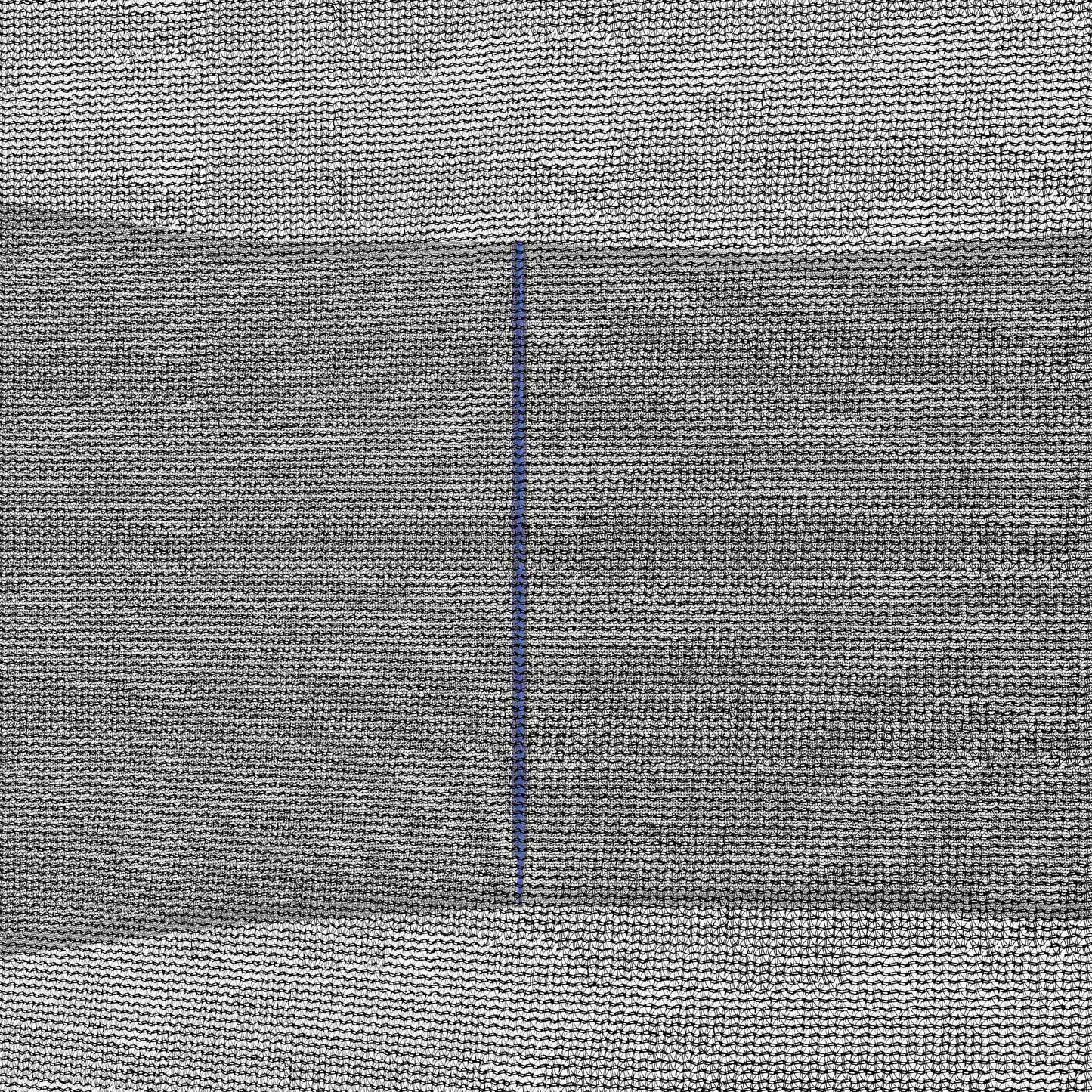 SPORTNOW Trampoline Net Replacement for 8ft Round Trampoline with 6 Straight Poles, Weather-Resistant Trampoline Netting Replacement with Zipped Entrance, Poles Not Included, Blue