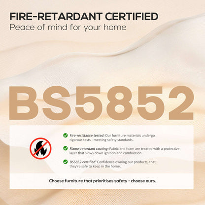 Small Sherpa Fabric 2 Seater Sofa Settee - Cream White