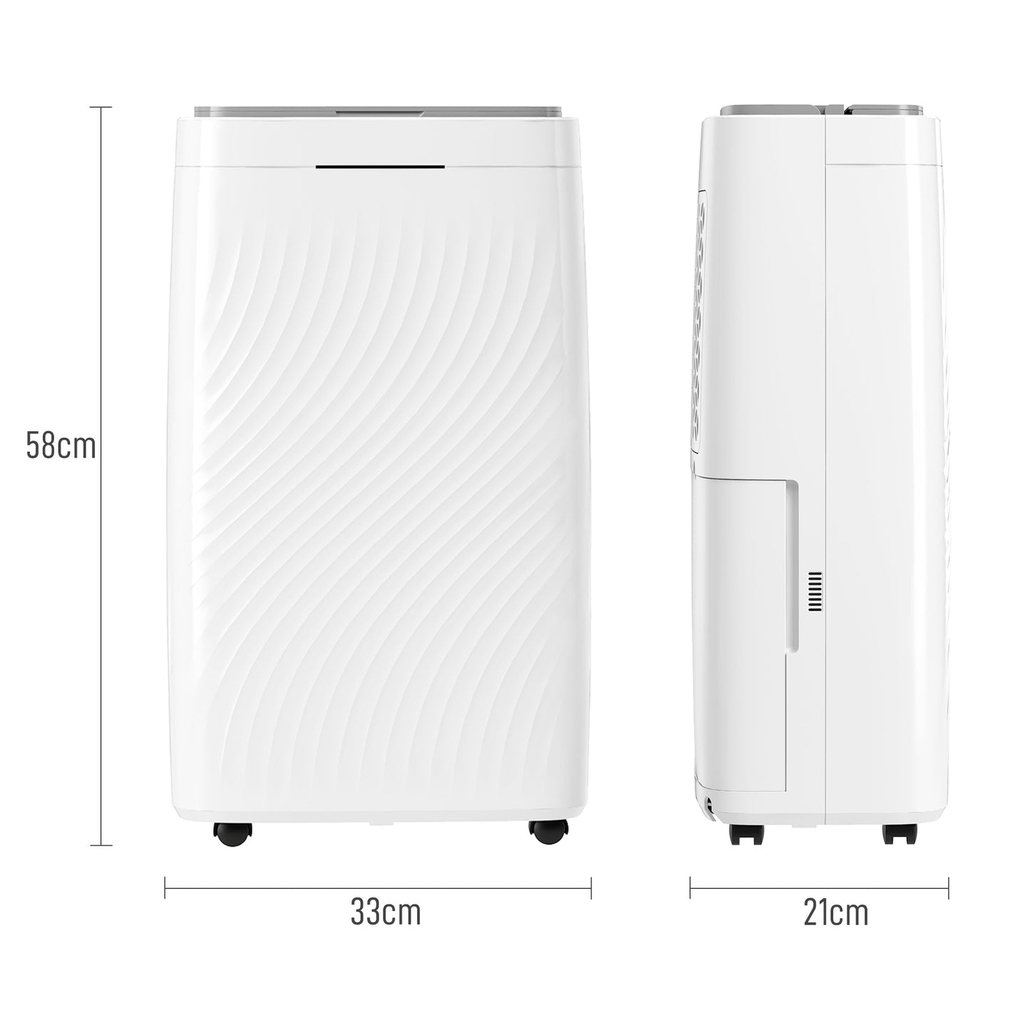16L/Day Dehumidifier with Activated Carbon Air Filter, Continuous Drainage, 5.5L Water Tank, 24H Timer for Home Damp, Bedroom, Condensation,