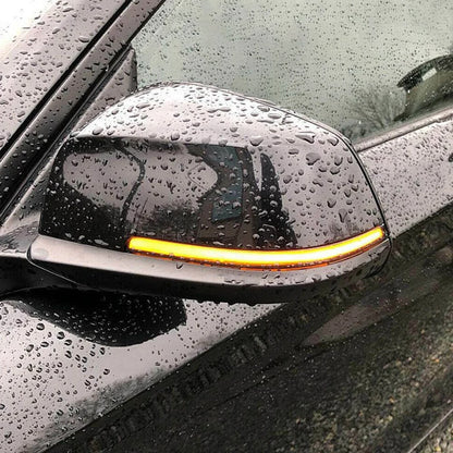 2Pcs LED Mirror Turn Signal Light Waterproof Exterior Mirror Turn Signal Lamp OE 63137280771 63137280772 for Car Light Supplies
