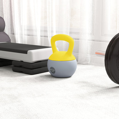 12KG Soft Kettlebell, Kettlebell with Non-Slip Handle for Home Gym, Weight Lifting, Strength Training, 4 Colours Available