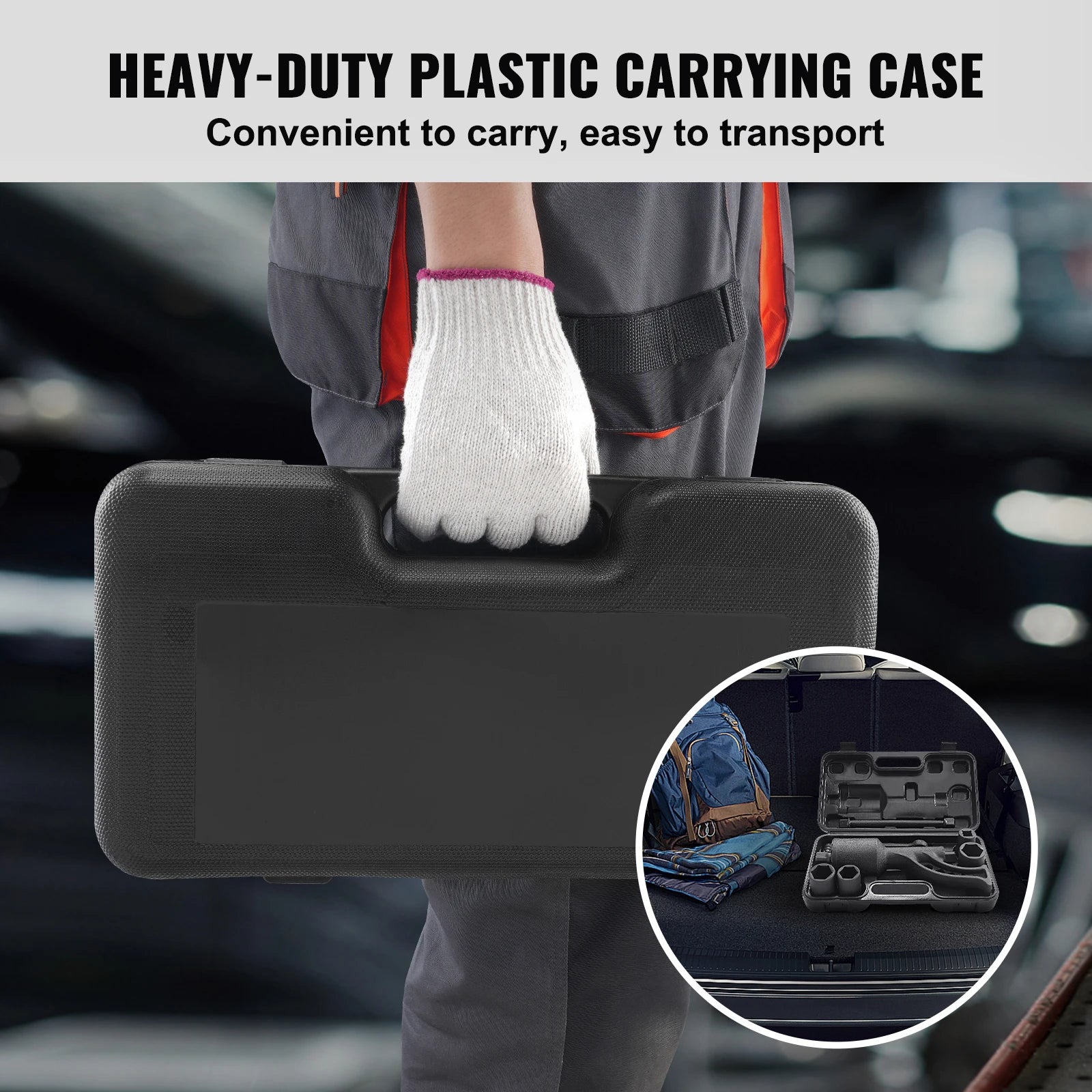 1/58 1/64 Torque Wrench Set 4/8 Sockets Multiplier Drive Lug Nut Wrench/Multiplier Heavy Duty Torque, With Case