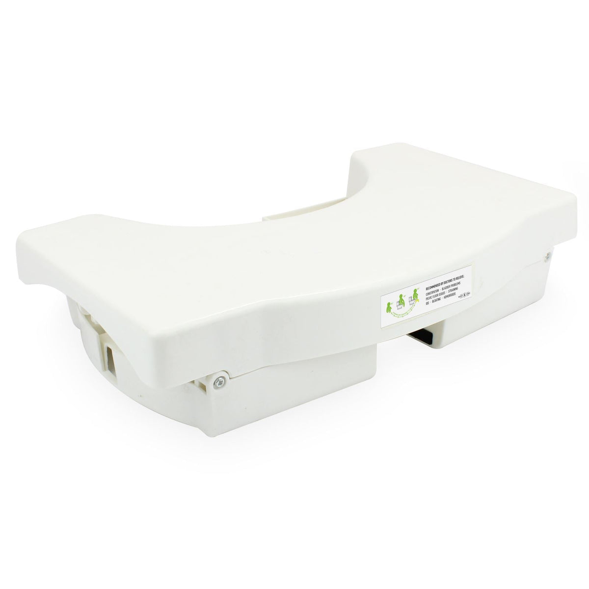 Pukkr Squatting Folding Toilet Stool with Non-Slip Feet | Doctor-Recommended Squat Position | Constipation IBS Haemorrhoids | Child Toilet Transition | Folds Flat 41x25x9cm | 2-Year Warranty