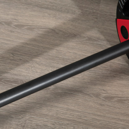 SPORTNOW 20kg Barbell Free Weights Set, Adjustable, Lifting Strength Training Equipment for Home Gym Exercise