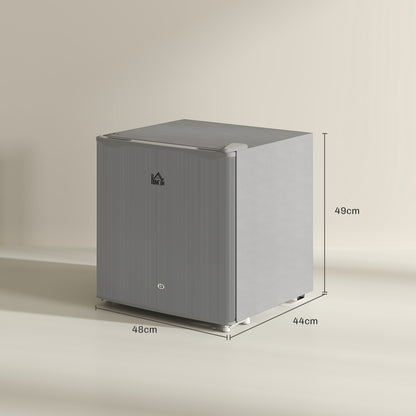 46 Litre Lockable Countertop Fridge - Grey