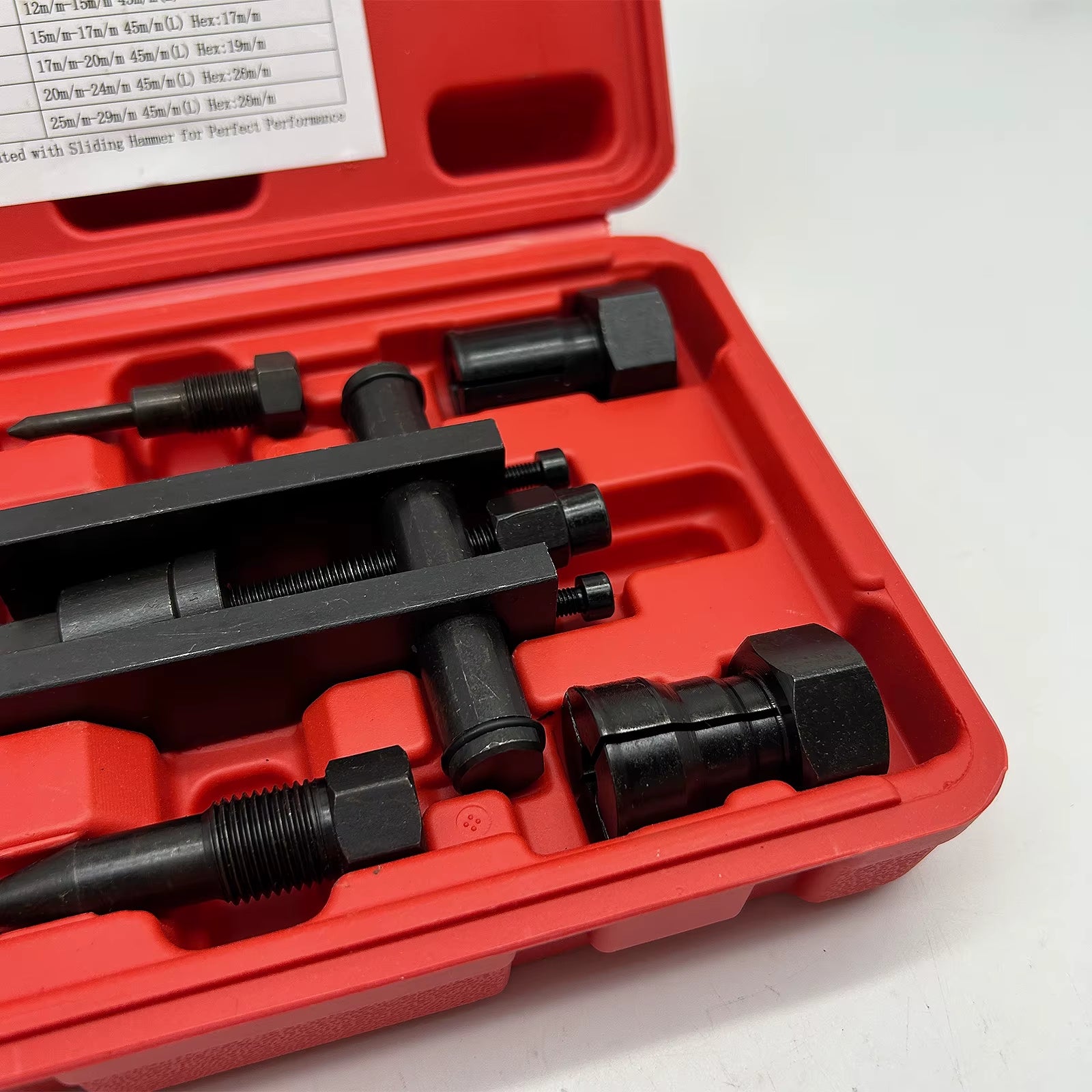 10 Piece Inner Bearing Puller Set Internal Blind Remover Motorcycle Puller Tool With Case