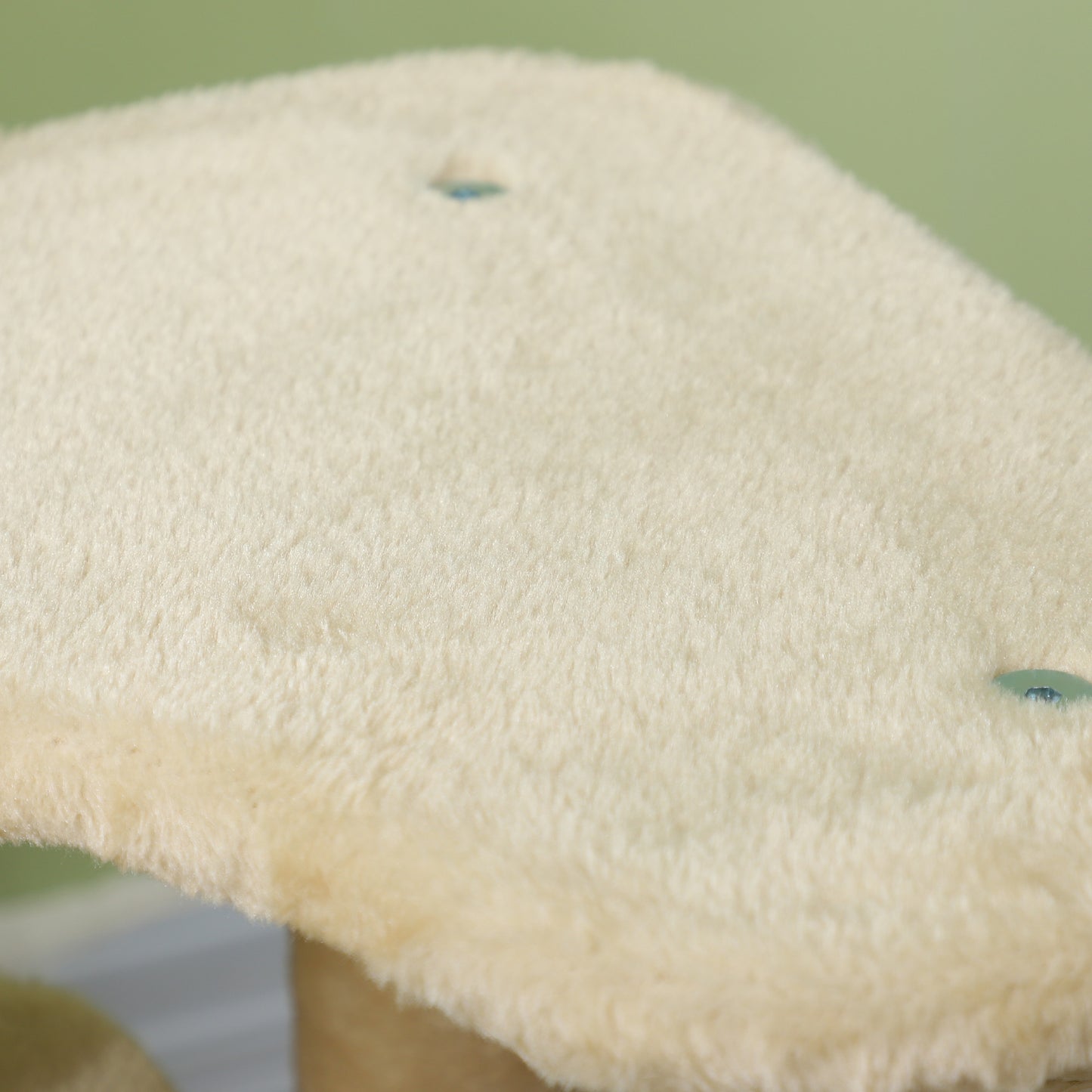 PawHut Cat Tree 2 in 1 Pet Stairs w/ Scratching Tickling Post, Toy Balls, for Bed, Sofa, Couch, Beige