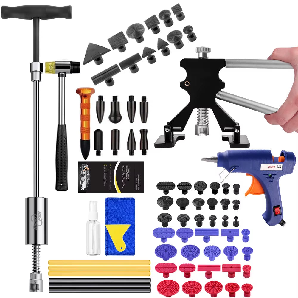 PDR Paintless Dent Repair Kits Auto Body Hail Repair Tool Professional Car Dent Removal Puller Tools