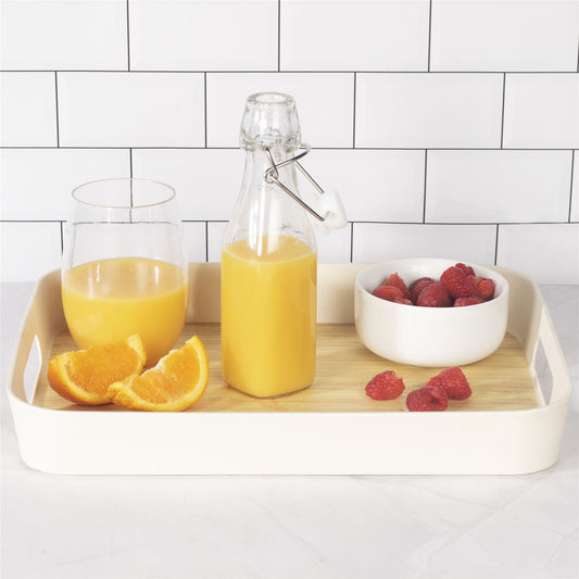 Maison & White Clip Top Glass Bottles | Set of 6 | 250ml Each | Clear Swing Top Kitchen & Drinks Bottles | Dishwasher Safe