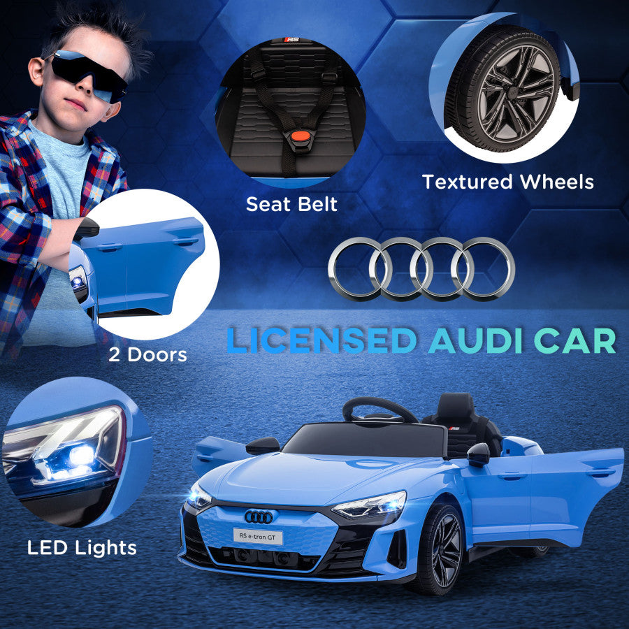 Audi RS E-Tron GT Licensed 12V Kids Electric Toy Sports Car Remote Horn Music