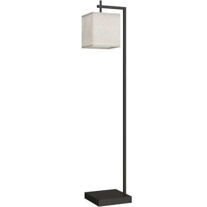 Floor Lamp for Living Room, 66" Modern Tall Standing Lamp with Adjustable Colour Temperatures & 10 Brightness Levels, Remote Control and Foot Switch 9W LED Bulb Included