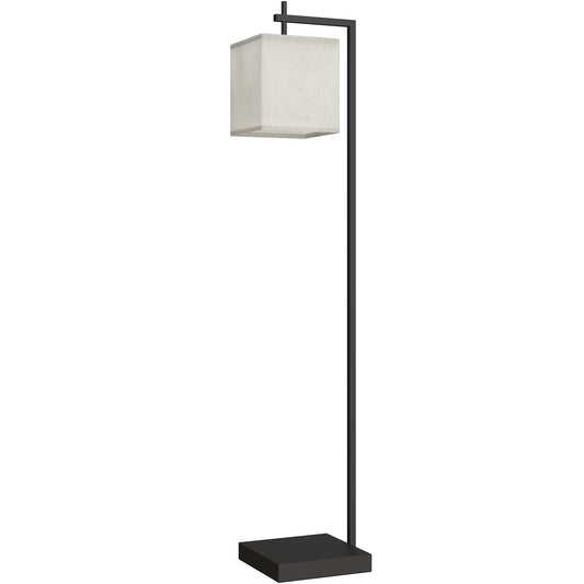 Floor Lamp for Living Room, 66" Modern Tall Standing Lamp with Adjustable Colour Temperatures & 10 Brightness Levels, Remote Control and Foot Switch 9W LED Bulb Included