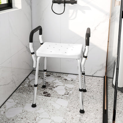 57-69cm Aluminium Frame Bath Seat Stool
