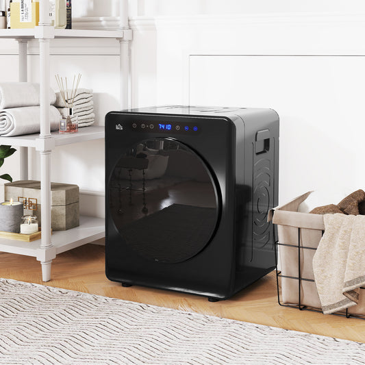 4kg Compact Small Space 40-60℃  Tumble Dryer - Black