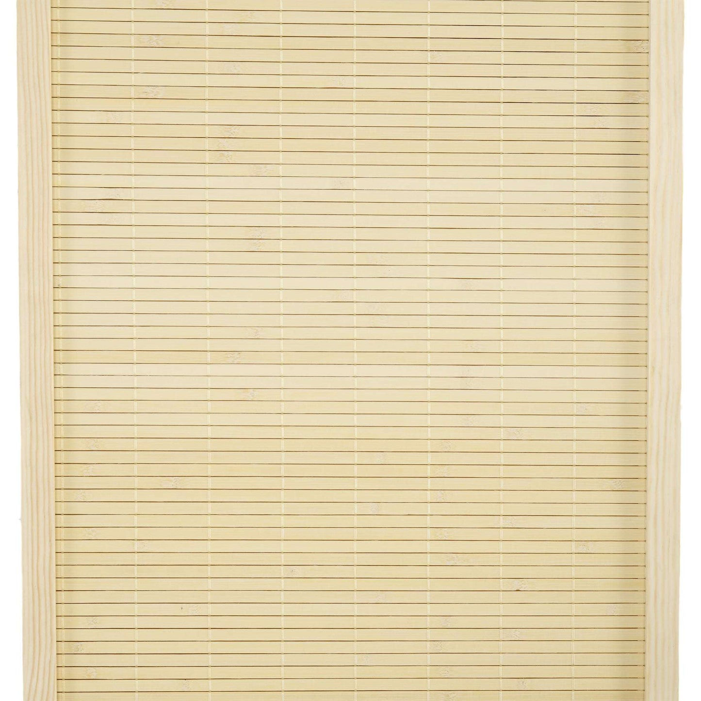 Room Divider, Freestanding Privacy Screen, 4 Panel Folding, 180 x 180cm, Natural