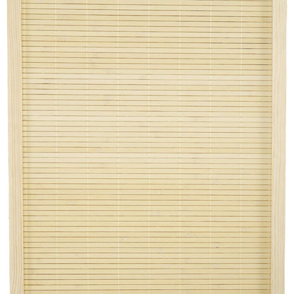 Room Divider, Freestanding Privacy Screen, 4 Panel Folding, 180 x 180cm, Natural