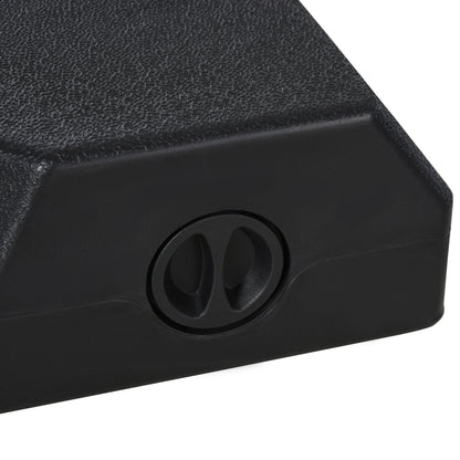 Outsunny 4.6m Garden Parasol Double-Sided Sun Umbrella Patio Market Shelter Canopy Shade with Umbrella Stand, Tan