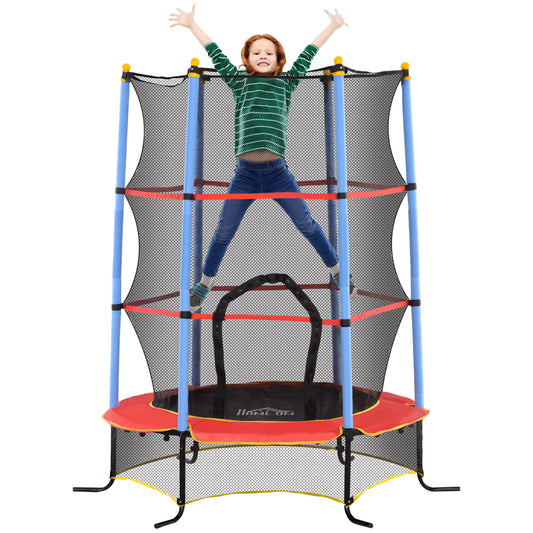 Kids Trampoline, with Safety Net, for Ages 3-10 Years