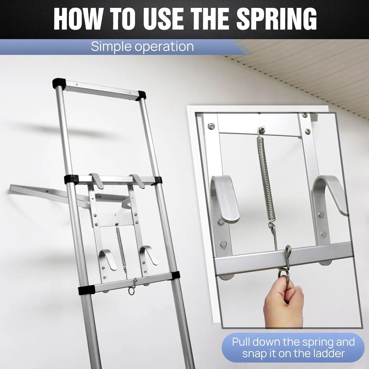 'V' , 'I' Type Ladder Stand Off, Roof Ladder Straight Ladder Combination Ladder Ladder Standoff Ladder Accessory Kit
