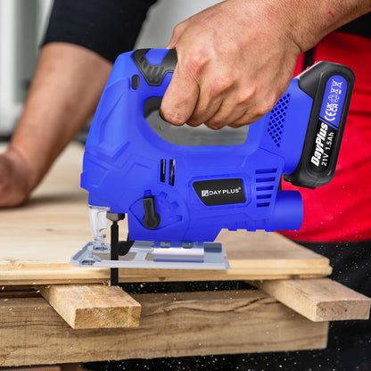 3000RPM Cordless Jigsaw 21V Electric Jigsaw Brushless Motor Portable Multi-Function Power Tool For Wood Working Metal Cutting
