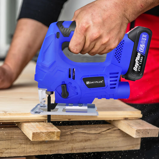 3000RPM Cordless Jigsaw 21V Electric Jigsaw Brushless Motor Portable Multi-Function Power Tool For Wood Working Metal Cutting