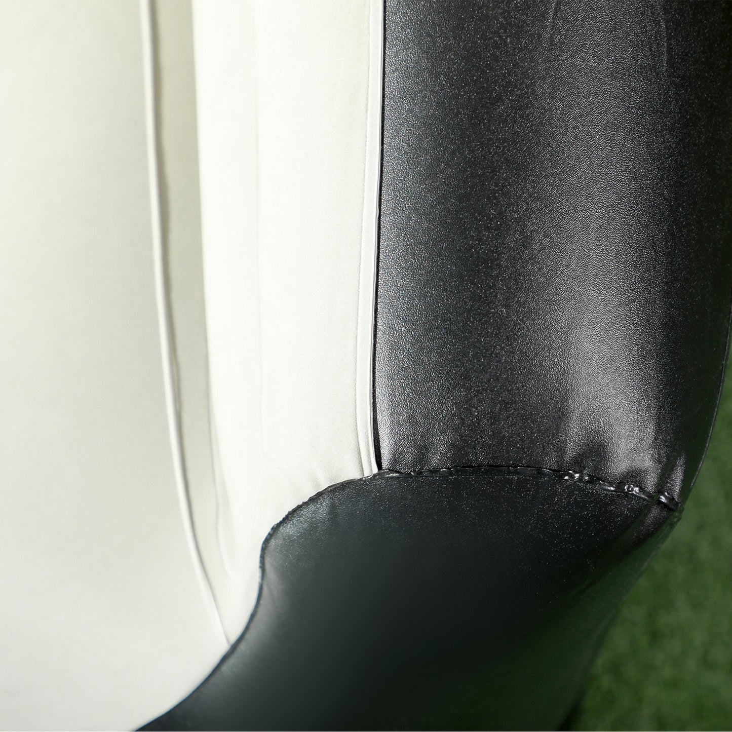 Outsunny Double Inflatable Camping Garden Seat - Grey/Black