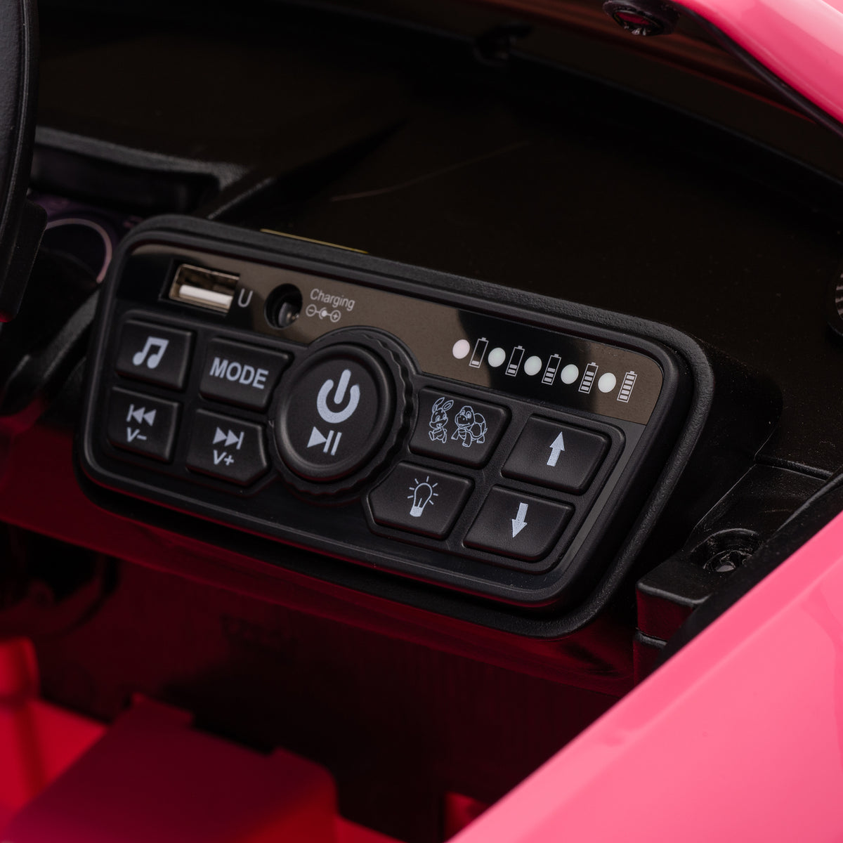 AIYAPLAY Licensed Audi TT RS 12V Kids Ride-On Car | Parent Remote, Dual 25W Motors & 4-Wheel Suspension | Lights, Music & USB | Pink, Grey or Black | Ages 2–3