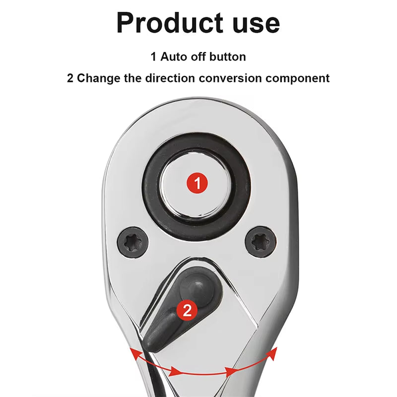 171 Piece Socket Wrench Set Car Repair Tool Ratchet Torque Wrench Combo Kit 1/4 3/8 1/2 Ratchet Spanner Screwdriver Bits