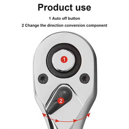 171 Piece Socket Wrench Set Car Repair Tool Ratchet Torque Wrench Combo Kit 1/4 3/8 1/2 Ratchet Spanner Screwdriver Bits