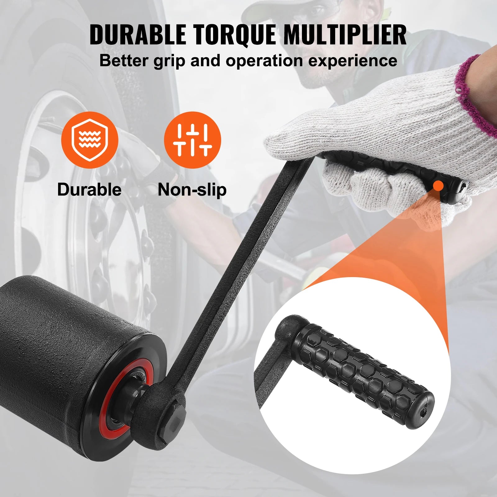 1/58 1/64 Torque Wrench Set 4/8 Sockets Multiplier Drive Lug Nut Wrench/Multiplier Heavy Duty Torque, With Case