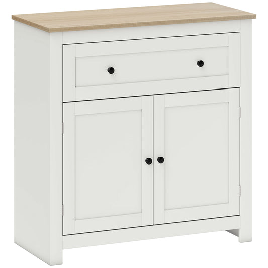 Sideboard Storage Cabinet, Modern Kitchen Cupboard with Adjustable Shelf, Drawer and Double Doors