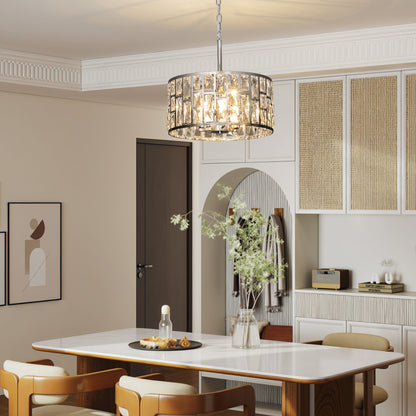 72 Glass Crystallite Chandelier - Silver-Tone