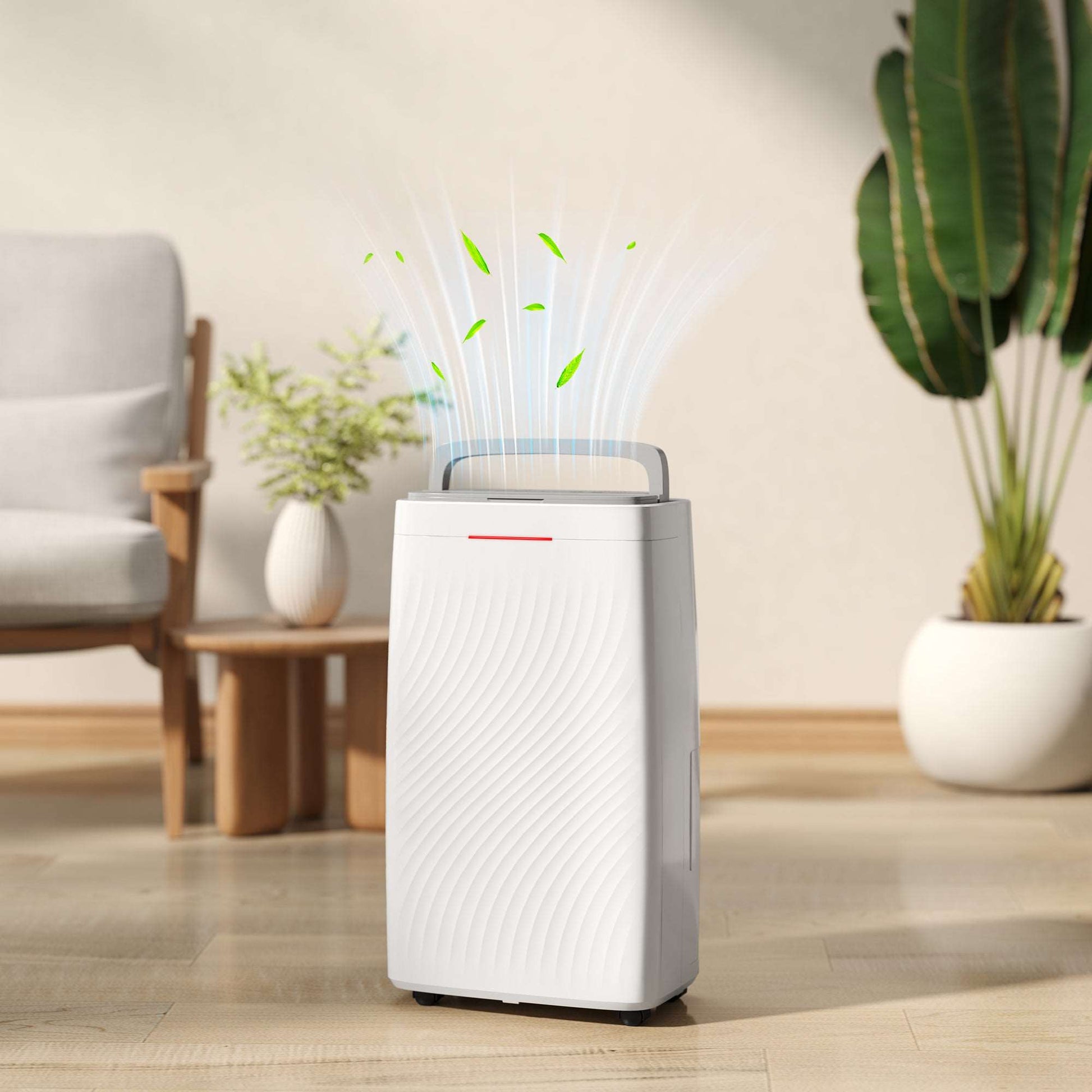 16L/Day Dehumidifier with Activated Carbon Air Filter, Continuous Drainage, 5.5L Water Tank, 24H Timer for Home Damp, Bedroom, Condensation,