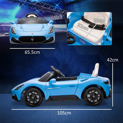 AIYAPLAY Maserati MC20 Licensed 12V Kids Electric Ride on Car with Remote Control, Spring Suspension